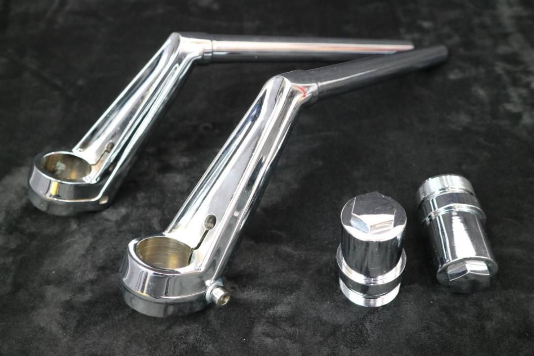ＶＦハン　タイプ　メッキ　ハンドル＋３５π　変換キット　/ ゼファー400 VFハン タイプ メッキ ハンドル＋延長キット① / ゼファー400