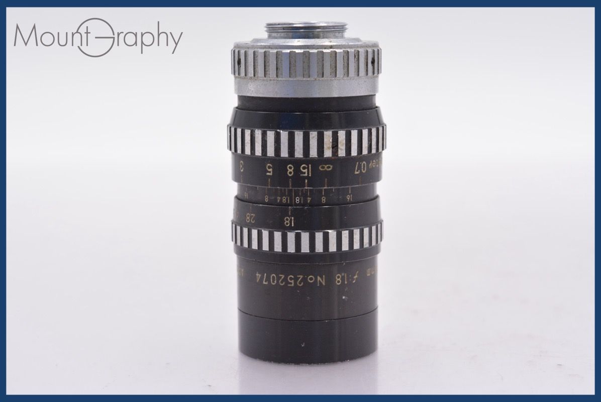 実用 アルコ CINE ARCO 38mm F1.8 完動 同梱可 mj5223