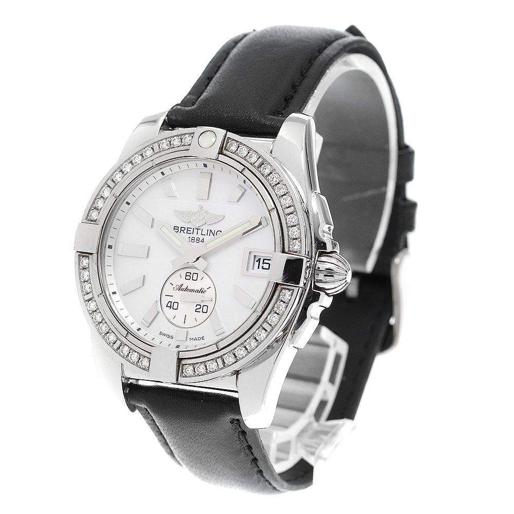 ブライトリング BREITLING A37330 ギャラクティック 36 スモールセコンド ダイヤベゼル 自動巻き レディース_907103