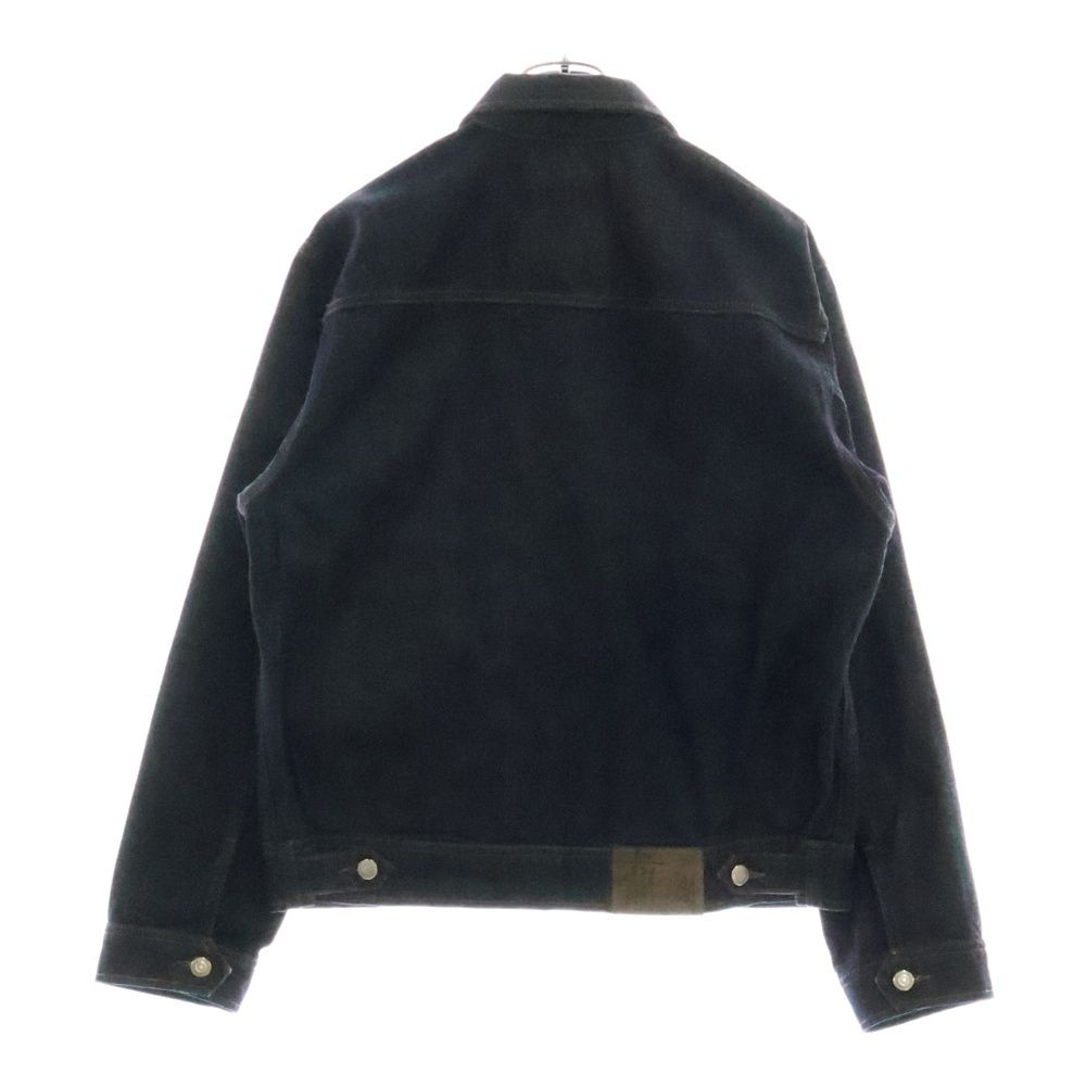 即発送】STUSSY WOMEN デニムジャケット ブラック ワッペン