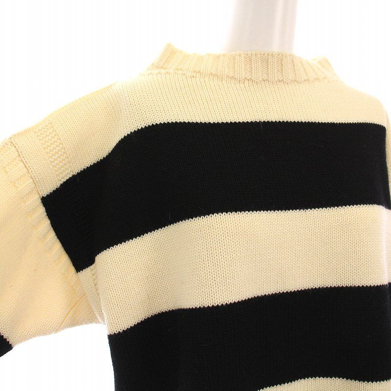 カオス CHAOS セーター ニット ウール ボーダー 長袖 F 黒 白 CH806551ER /YM レディース カオス CHAOS セーター ニット ウール ボーダー 長袖 F 黒 白