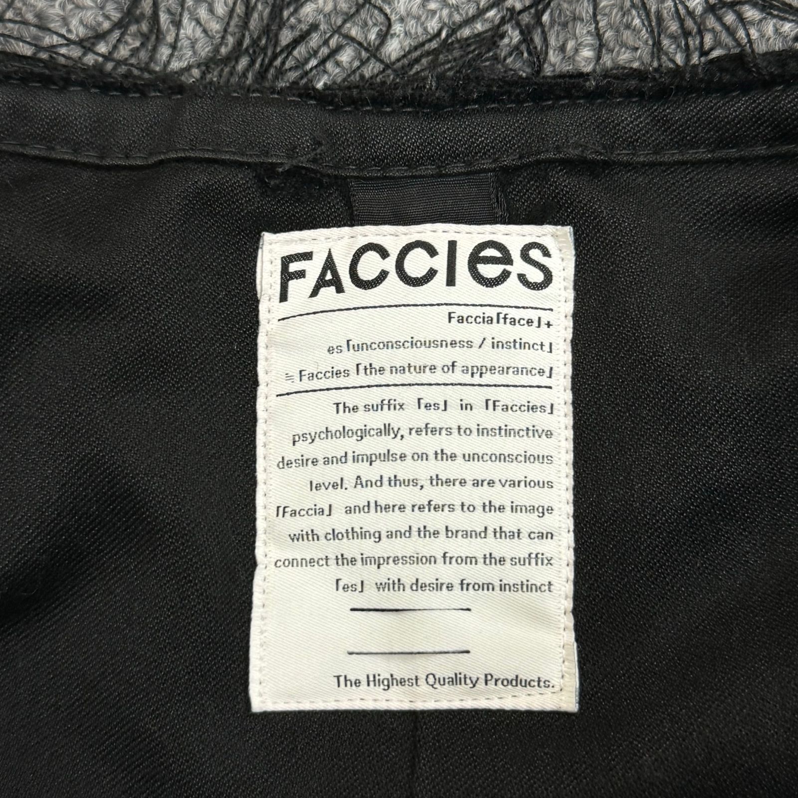 FACCIES STUDIOUS別注 REMAKE MILITARY JACKET コラボ リメイク ミリタリージャケット ファッチーズ ステュディオス F23S03017  ブラック 2  73846A3