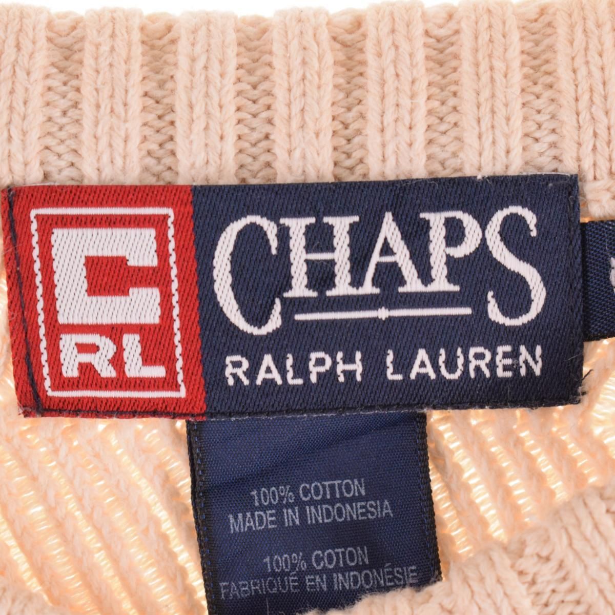 古着 90年代 ラルフローレン Ralph Lauren CHAPS チャップス ボーダー