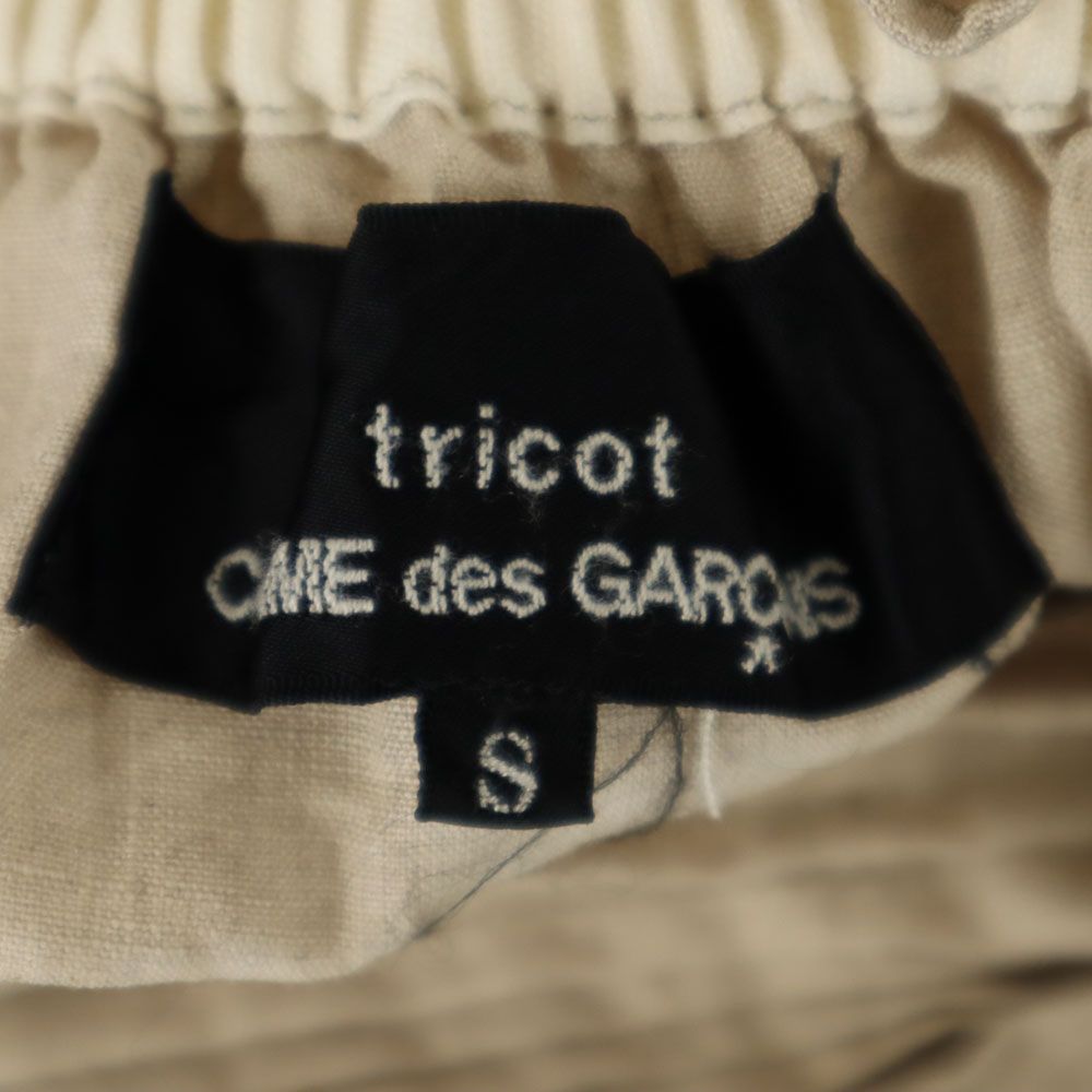 トリココムデギャルソン 2010年 日本製 リネン オールインワン S ベージュ系 tricot COMME des GARCONS レディース