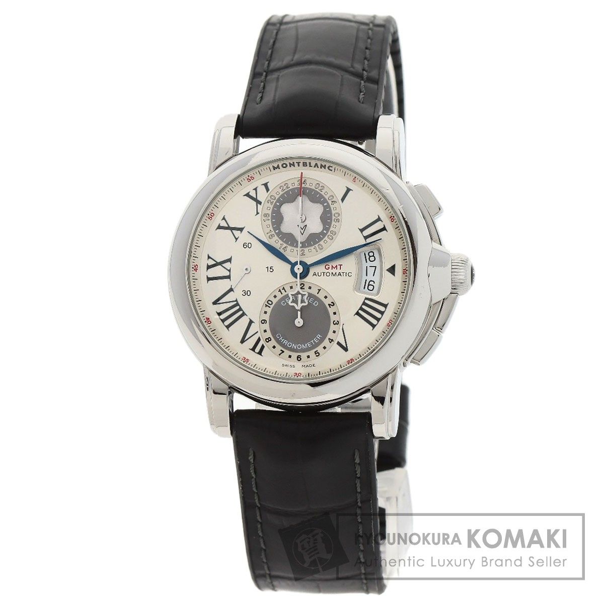 MONTBLANC モンブラン スター GMT クロノグラフ 1906本限定 腕時計 SS 