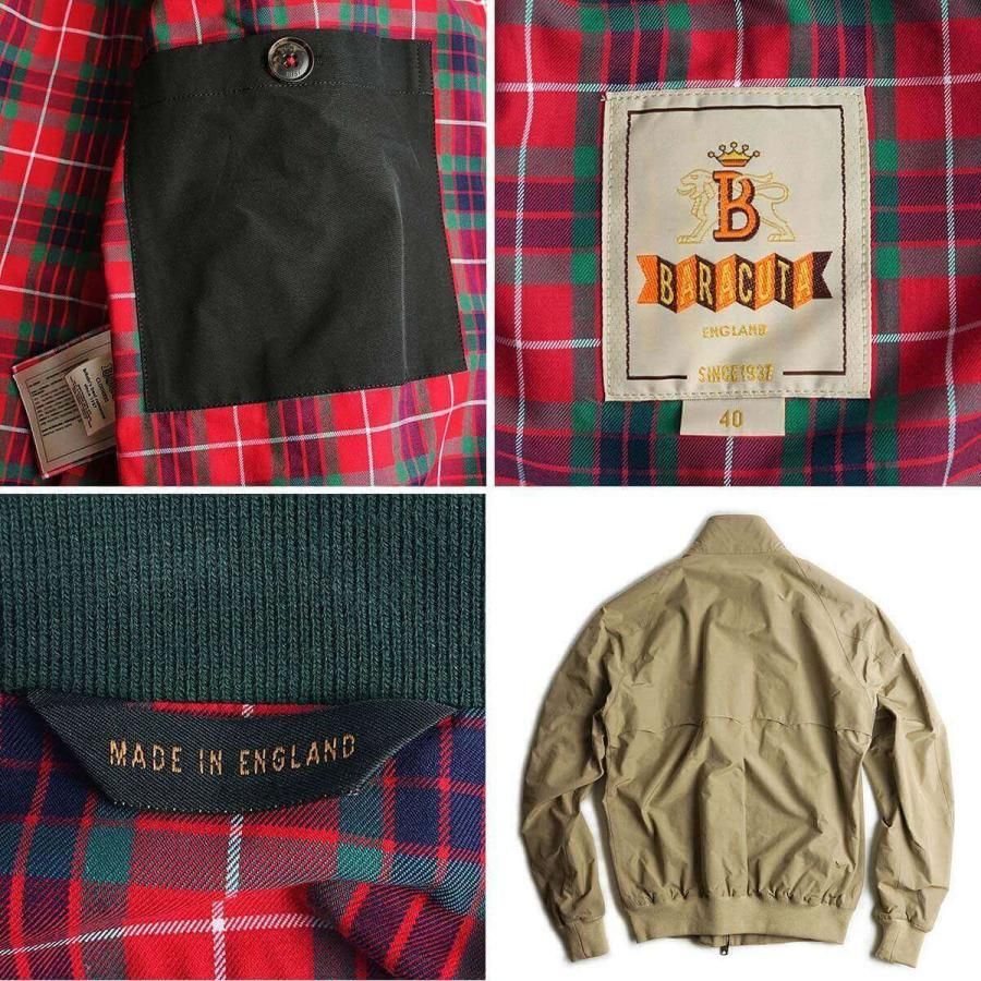 カラー：タン】バラクータ BARACUTA G9 クラッシック ハリントンジャケット メンズ HARRINGTON JACKET スウィングトップ  MADE IN ENGLAND イングランド製 アウター ブルゾン 定番 G-9 タータンチェック裏地 - メルカリ