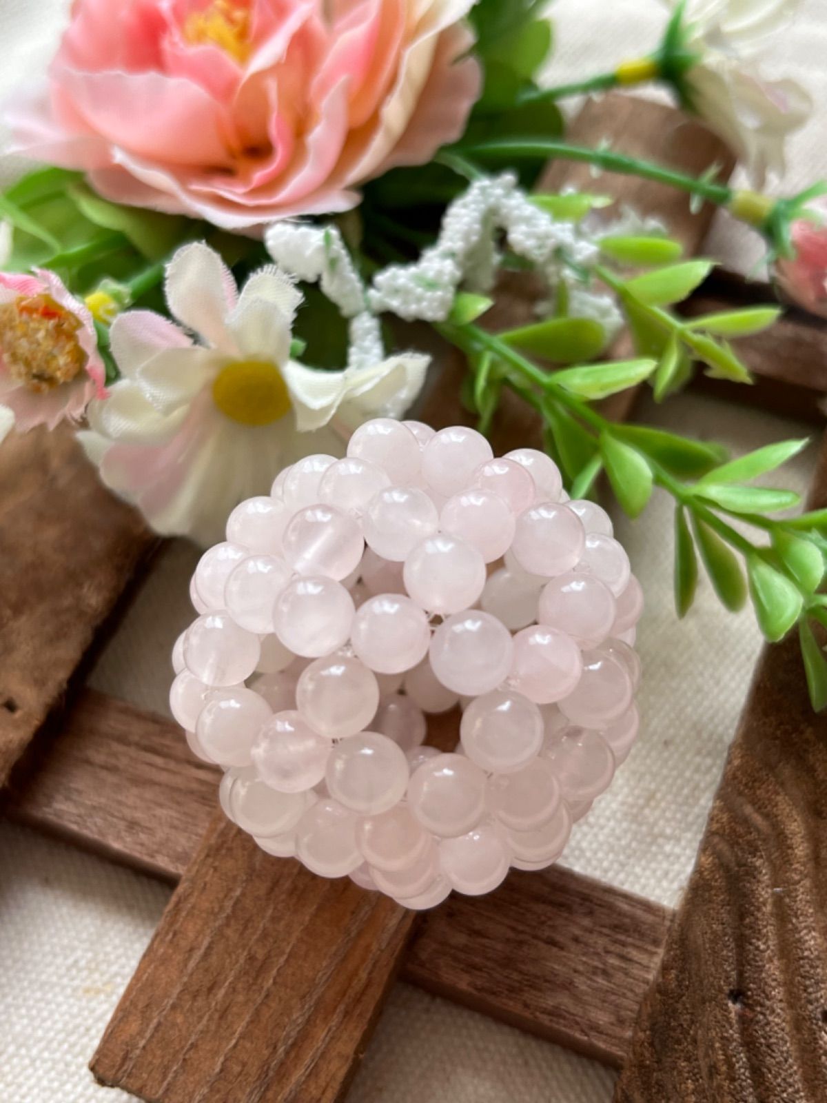 神聖幾何学フラーレン アクアクリスタル ルチルクォーツ 7mm玉