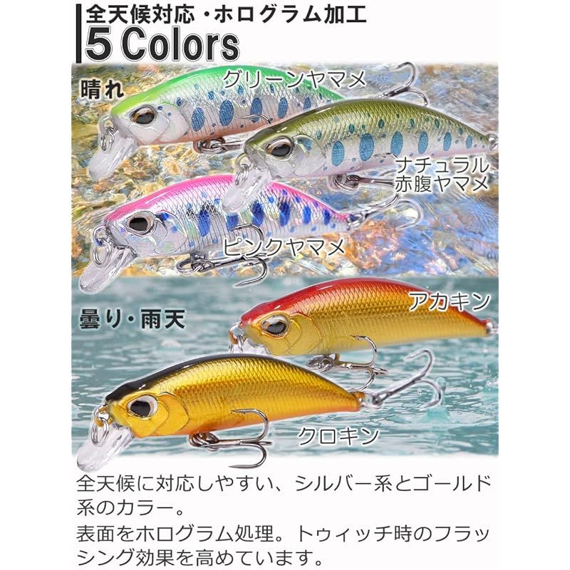渓流ミノー 渓流ミノー Amazon.co.jp: ボトムノックスイマー 渓流 ルアー
