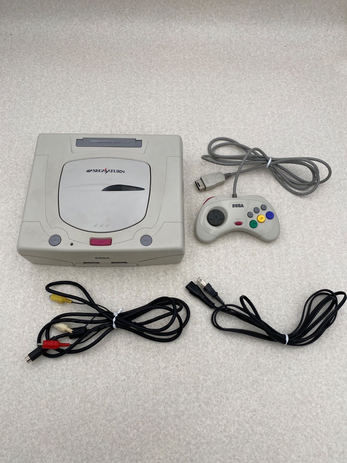 SEGA - 動作確認済み セガサターン HST-0019 セガ セガサターン HST-0019 HST-3220 美品 ゲーム機 セット