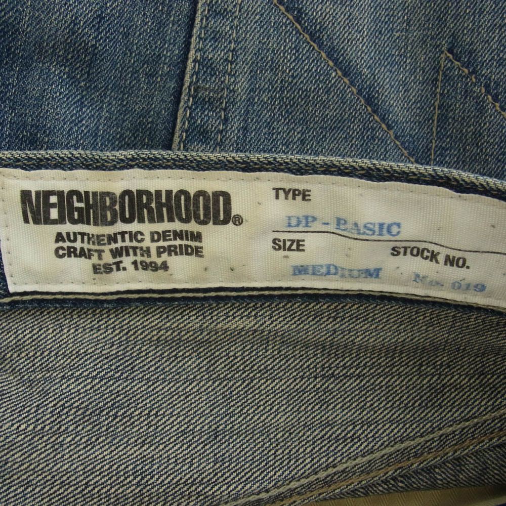 NEIGHBORHOOD ネイバーフッド 191XBNH-PTM10 WASHED DP BASIC