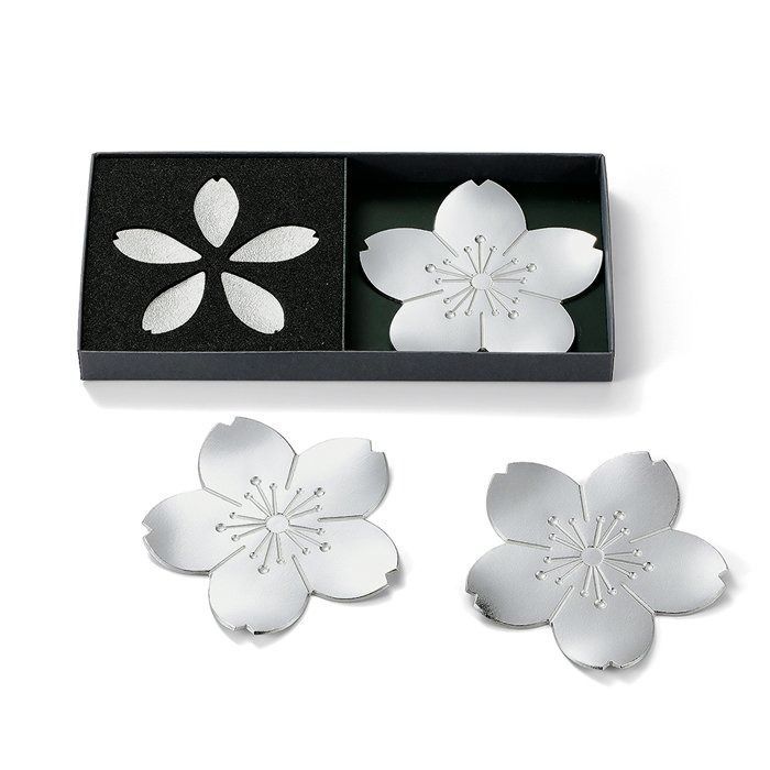 能作 箸置き＆トレーセット 桜 さくら 501701 プレゼントにもおすすめ