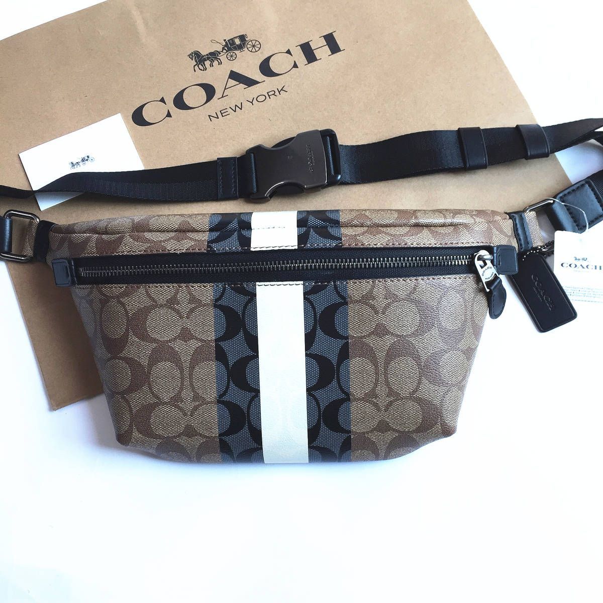 ☆新品☆コーチ/COACH バッグ C3228 カーキ ボディーバッグ ベルトバッグ ウエストバッグ ショルダーバッグ