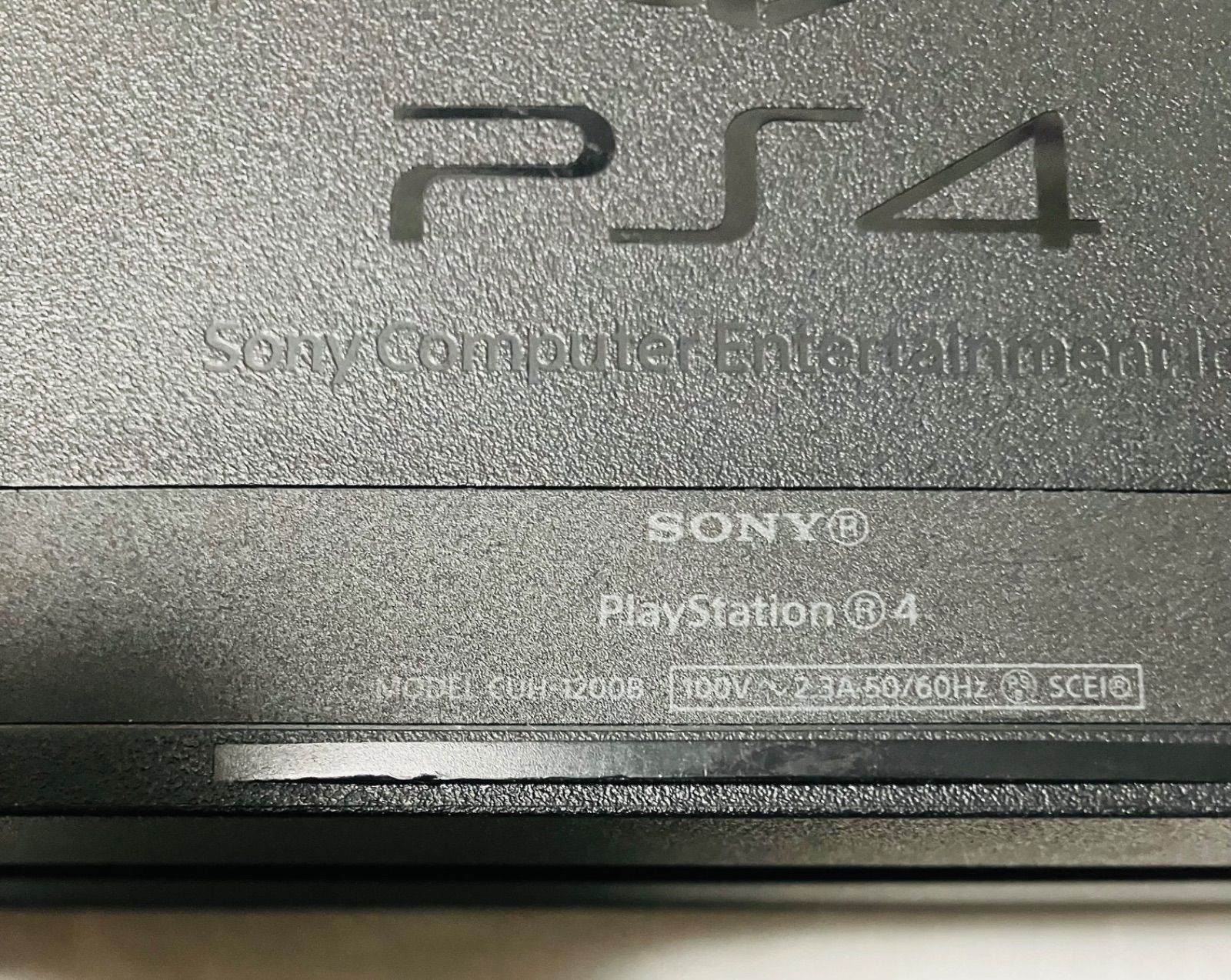 SONY PlayStation®4 ジェット・ブラック CUH-1200B システムソフトウェア 8.03