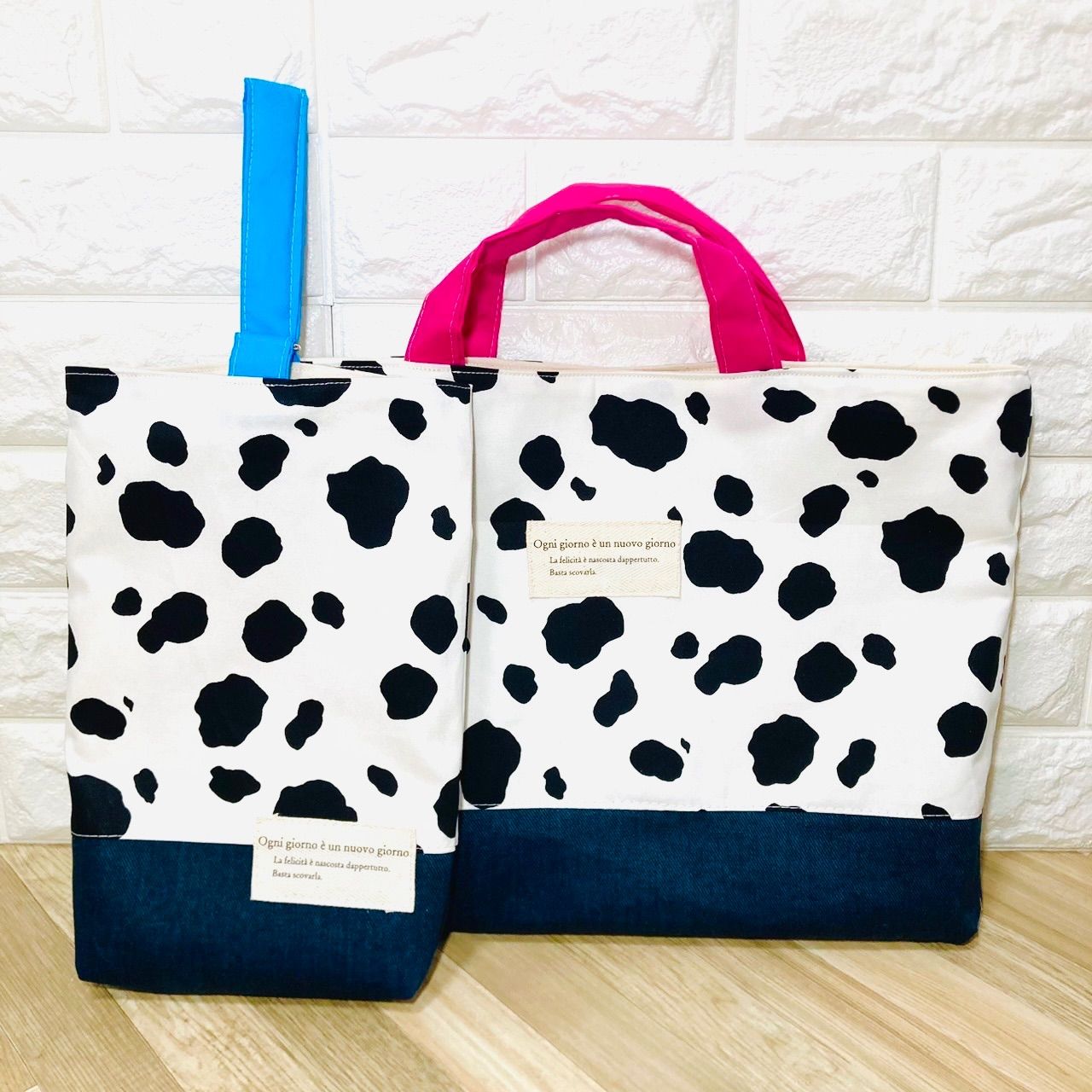 オーダー受付中》入園入学セット 入園入学グッズ ハート柄 生地