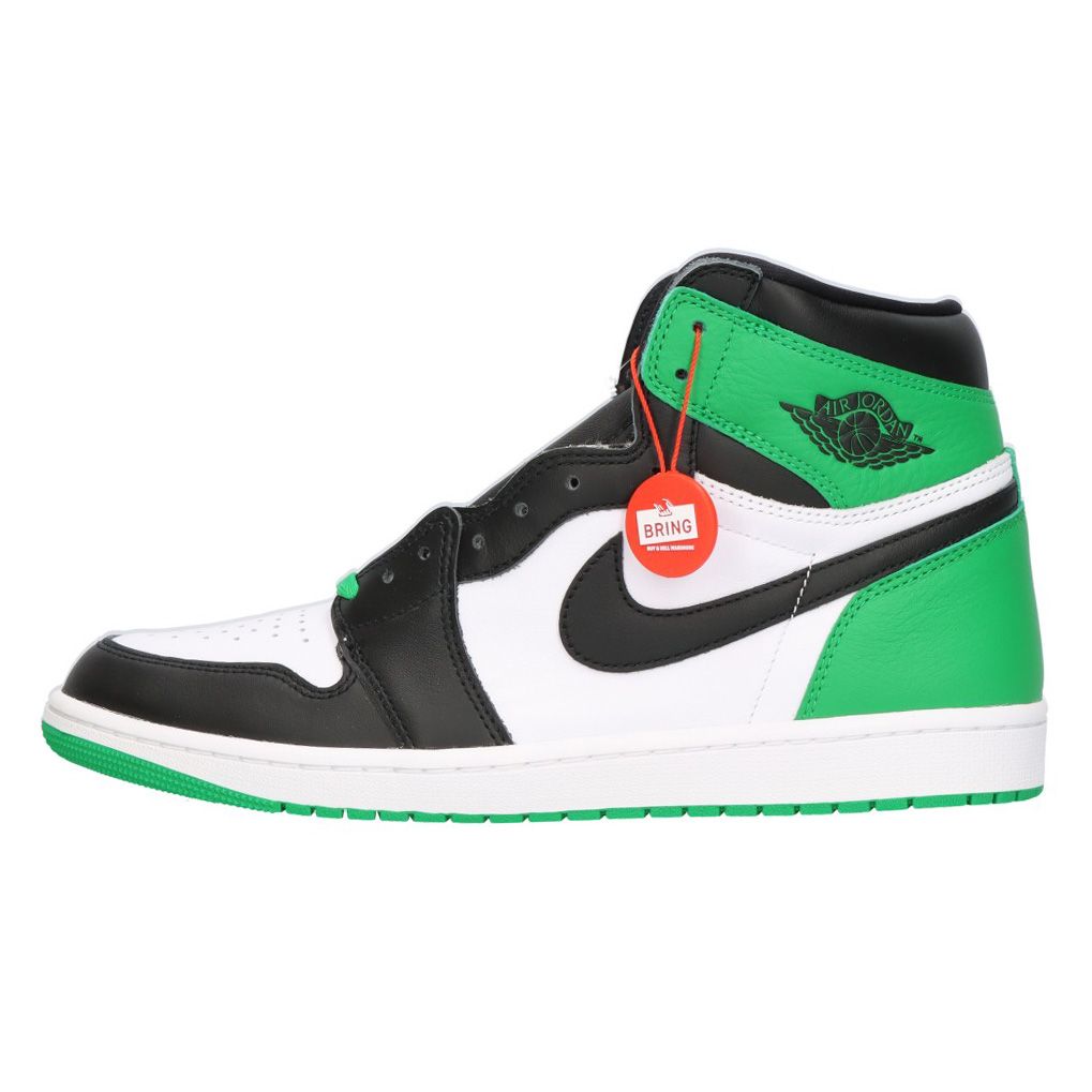 NIKE (ナイキ) AIR JORDAN 1 HI Black and Lucky Green DZ5485-031