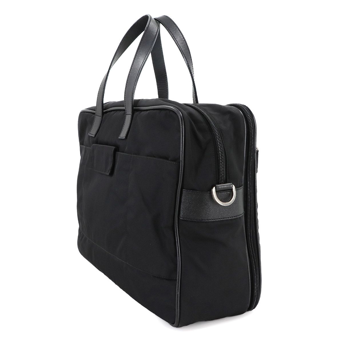美品 プラダ PRADA ブリーフケース 2way ビジネス ショルダー バッグ 