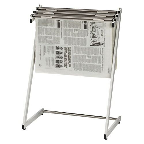 【単品】 新聞架 クラウン 新聞架　スチール製 CR-SN130-W 4953349041752