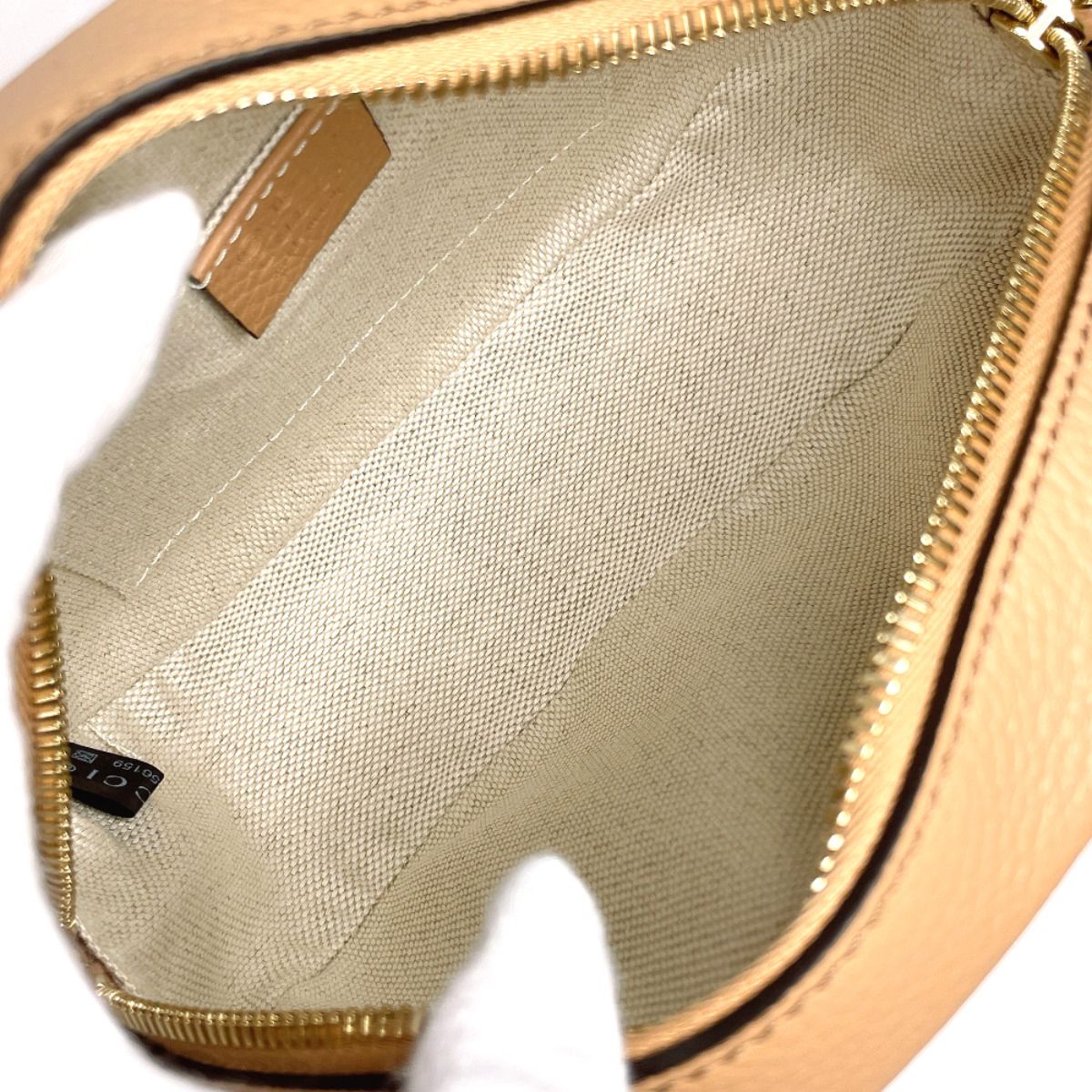【新品】GUCCI グッチ ソーホー　ショルダーバッグ　タッセル　ベージュ GUCCI 新品 グッチ ソーホー ショルダーバッグ ポシェット