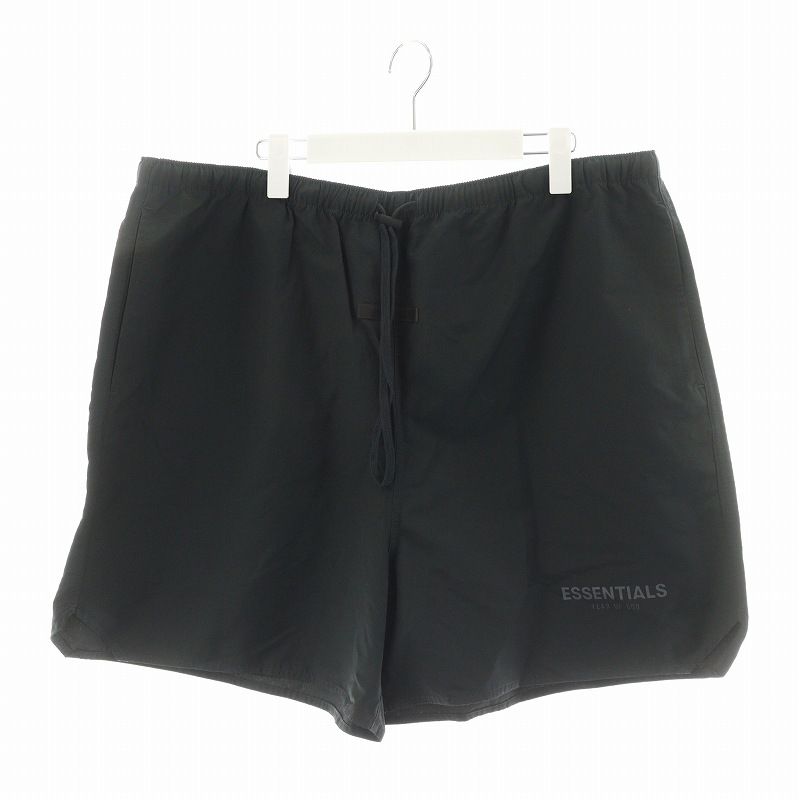 Fog Essentials ハーフパンツショートパンツ　ブラックロゴ黒 Fog essentials ハーフパンツ ショートパンツ ロゴ ブラック Fog