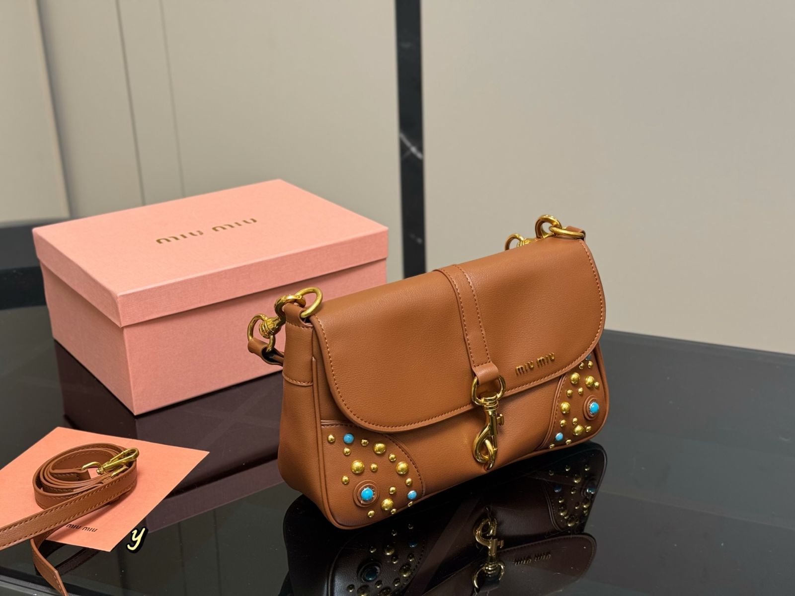 myumyu**さま専用ページ 24SS NEW】MiuMiu_women / ロゴ入りコットン ビキニパンティー
