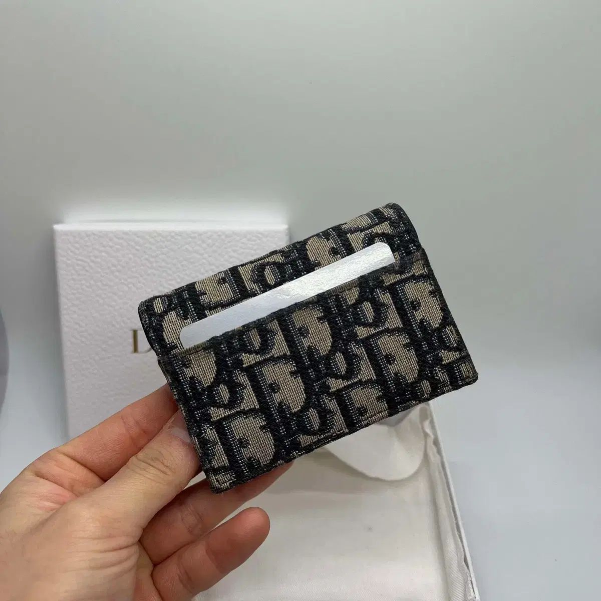 付属品完備 Dior(ディオール) オブリーク サドルバッグ カード 