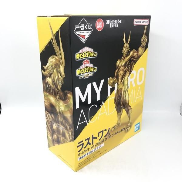 未開封 箱傷み バンダイ 一番くじ ラストワン賞 オールマイト MASTERLISE EXTRA フィギュア ゴールドVer. |僕のヒーローアカデミア ーVSー 6