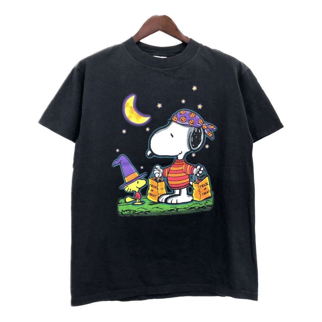 新品未使用USJ ハロウィンスヌーピー Ｔシャツ 期間限定 完売品 ブラック Ｌ SNOOPY - ユニバ USJ ハロウィン 半袖Tシャツ スヌーピー M 新品