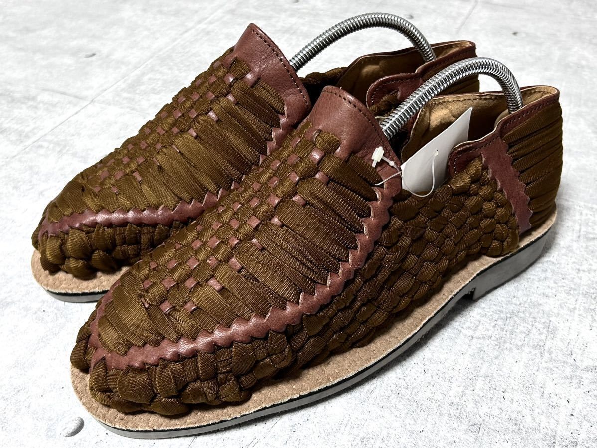 桃太郎ジーンズ リネン 麻 ヘリンボーン カーディガン ノーカラー