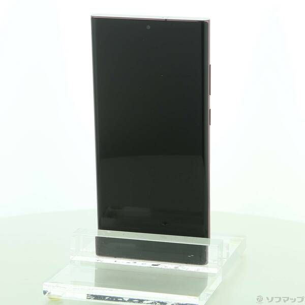中古品〕 Galaxy S22 Ultra 256GB バーガンディ SC-52C docomo