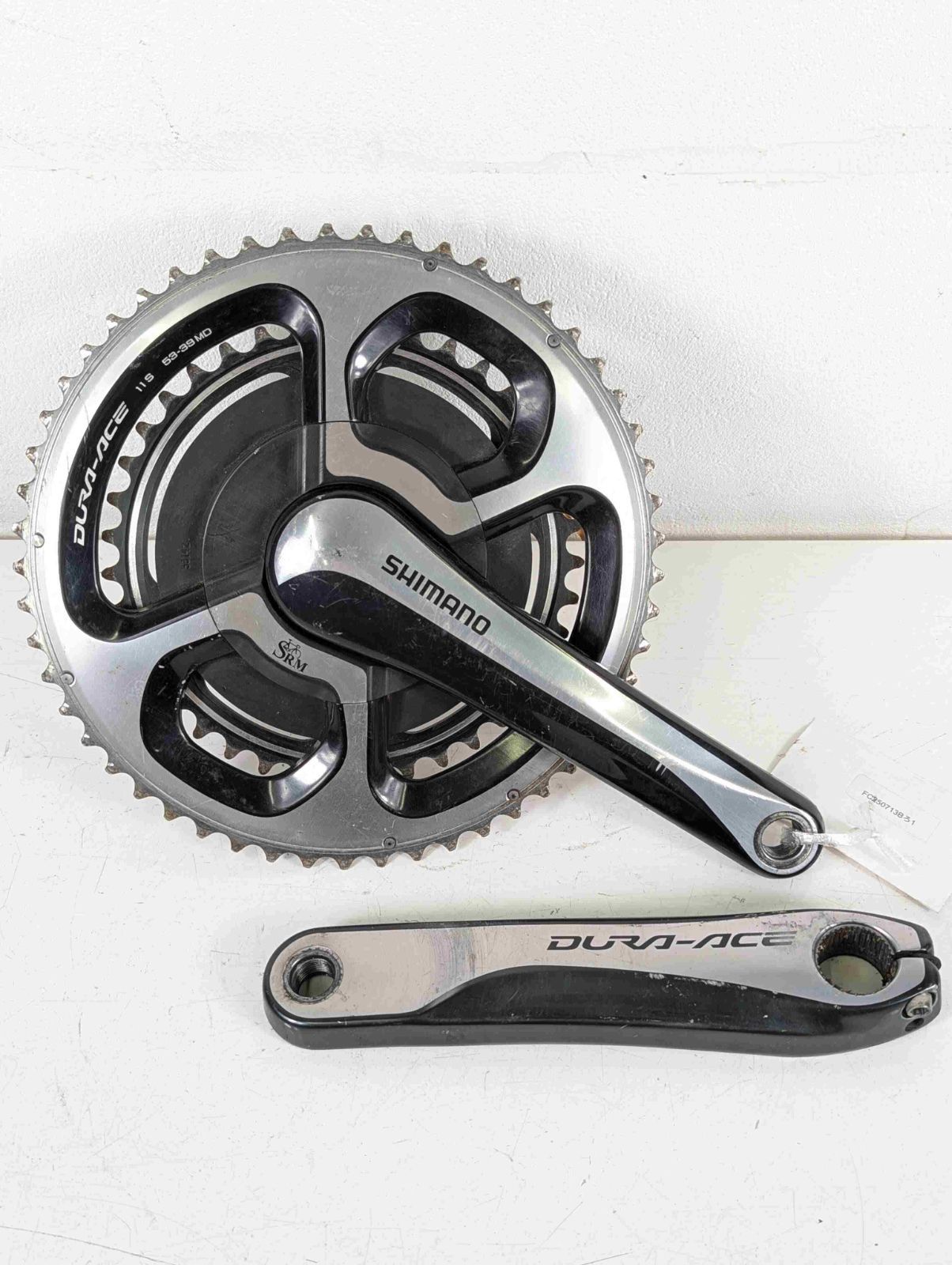 シマノDURA-ACE9000系 SRMクランクセット（動作確認未実施） 並品】Shimano シマノ Dura ace SRMパワーメーター付き 動作