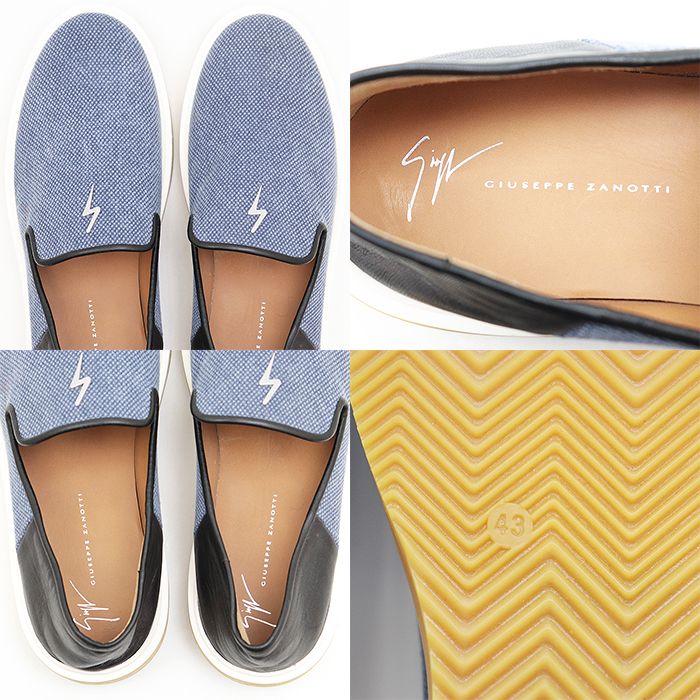 新品同様】GIUSEPPE ZANOTTI ジュゼッペザノッティ スリッポン  
