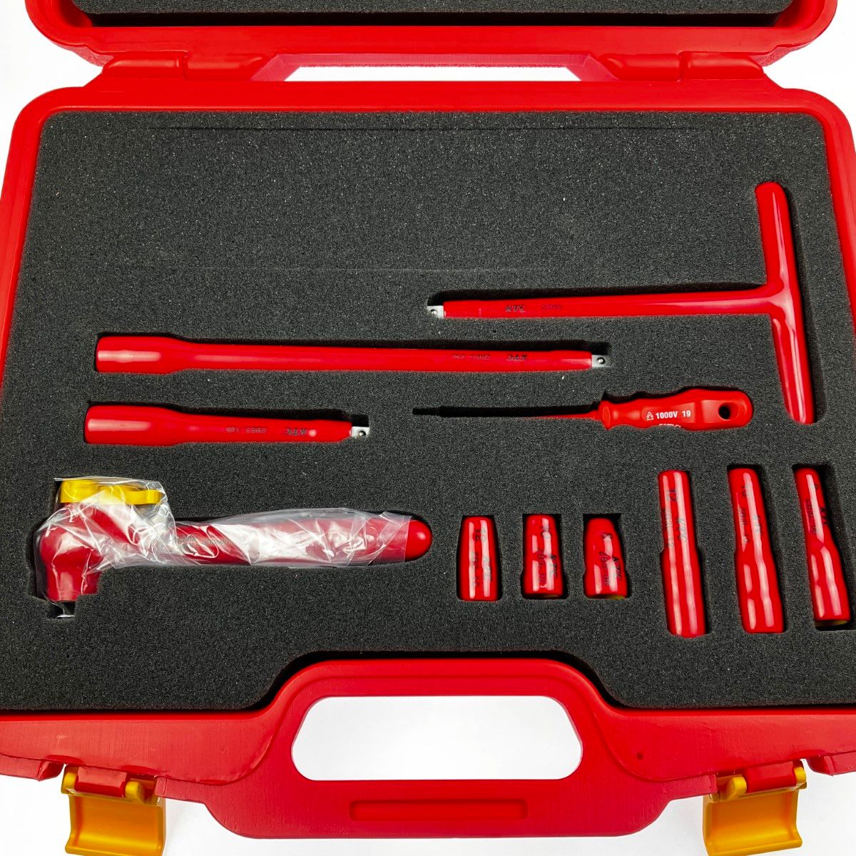 KTC ケーティーシー 絶縁工具セットA AC1000V 京都機械工具 ZTB311A レッド