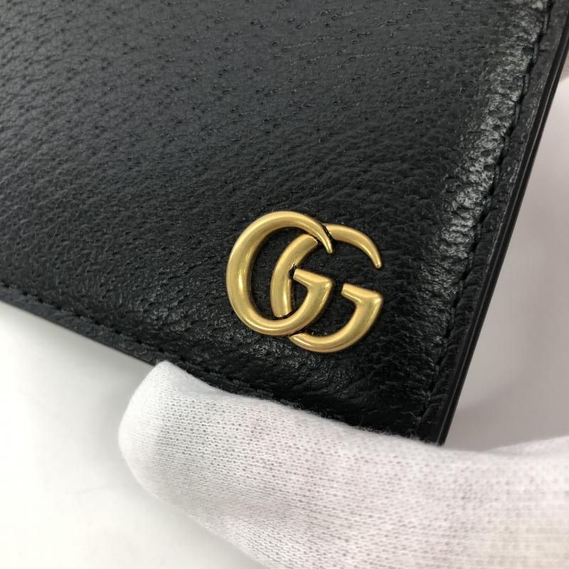中古】GUCCI GGマーモント 二つ折り財布 428726 グッチ[66] - メルカリ 