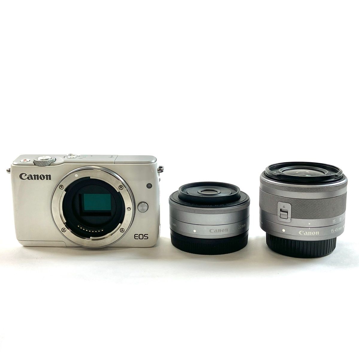 Canon ミラーレス一眼カメラ EOS M10 レンズキット(ホワイト) EF