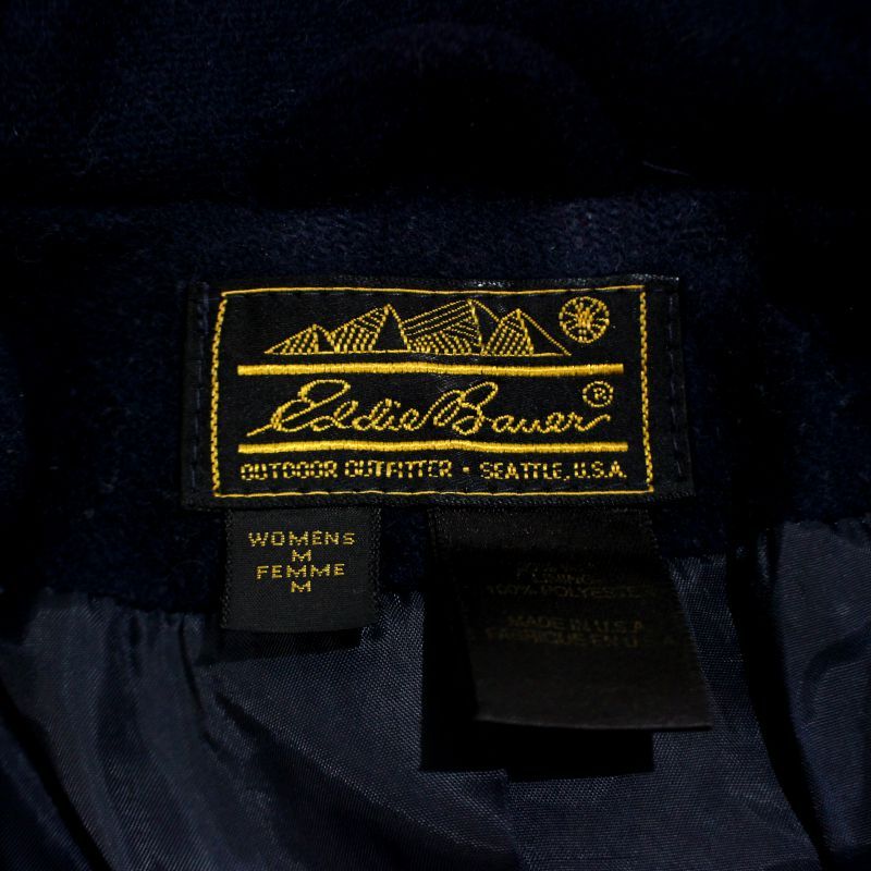 90s USA製 vintage Eddie Bauer ウール ダッフルコート レディース