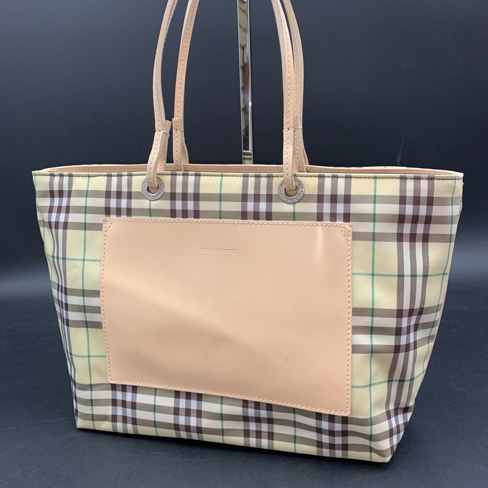 74 BURBERRY バーバリー LONDON ノバチェック ハンドバッグ