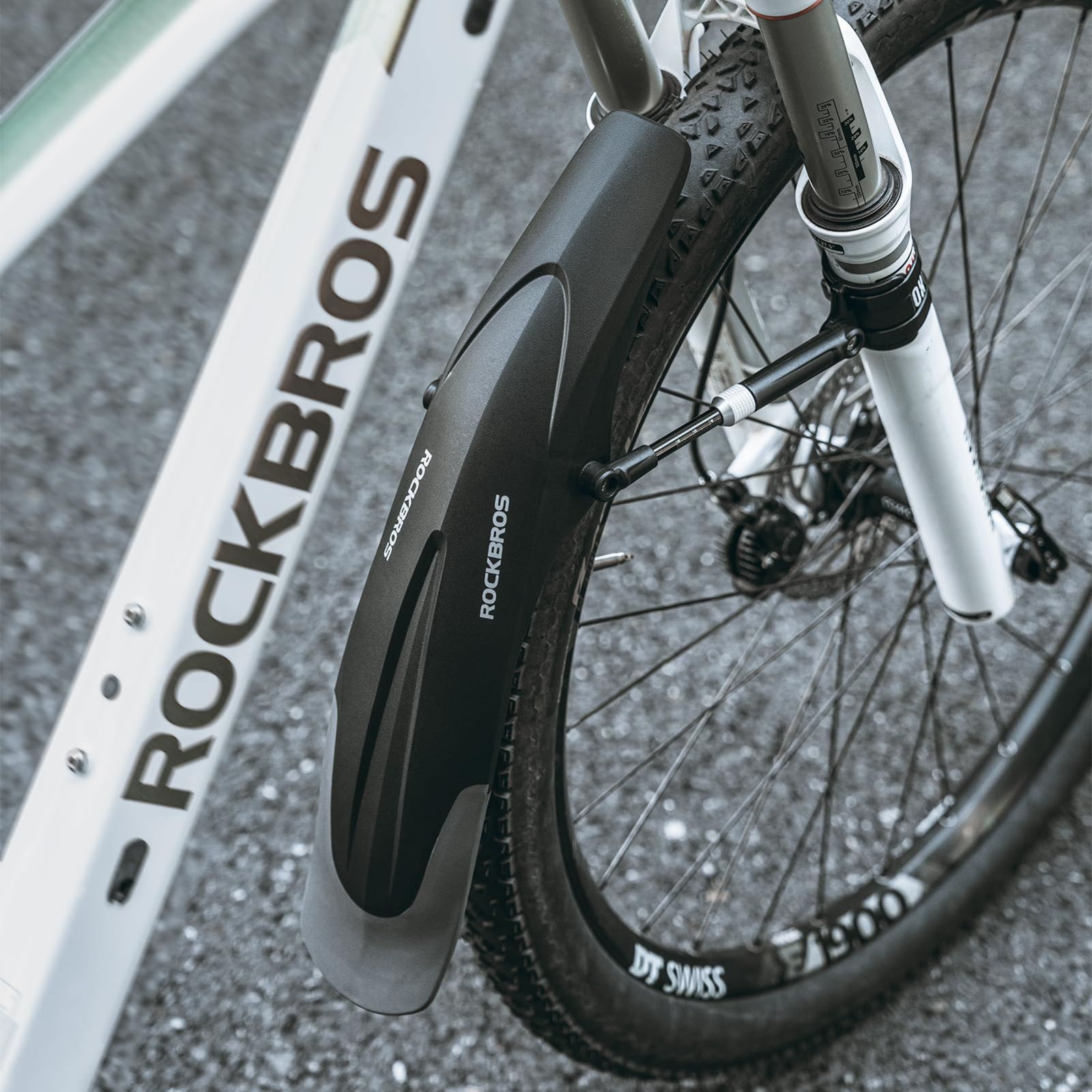 ROCKBROS(ロックブロス)自転車 泥除け マウンテンバイク クロスバイク フェンダー 26-29インチ 自転車用フェンダー 角度調整  マッドガード 簡単装着 耐久性 柔軟性 フロント リア 前後セット - メルカリ