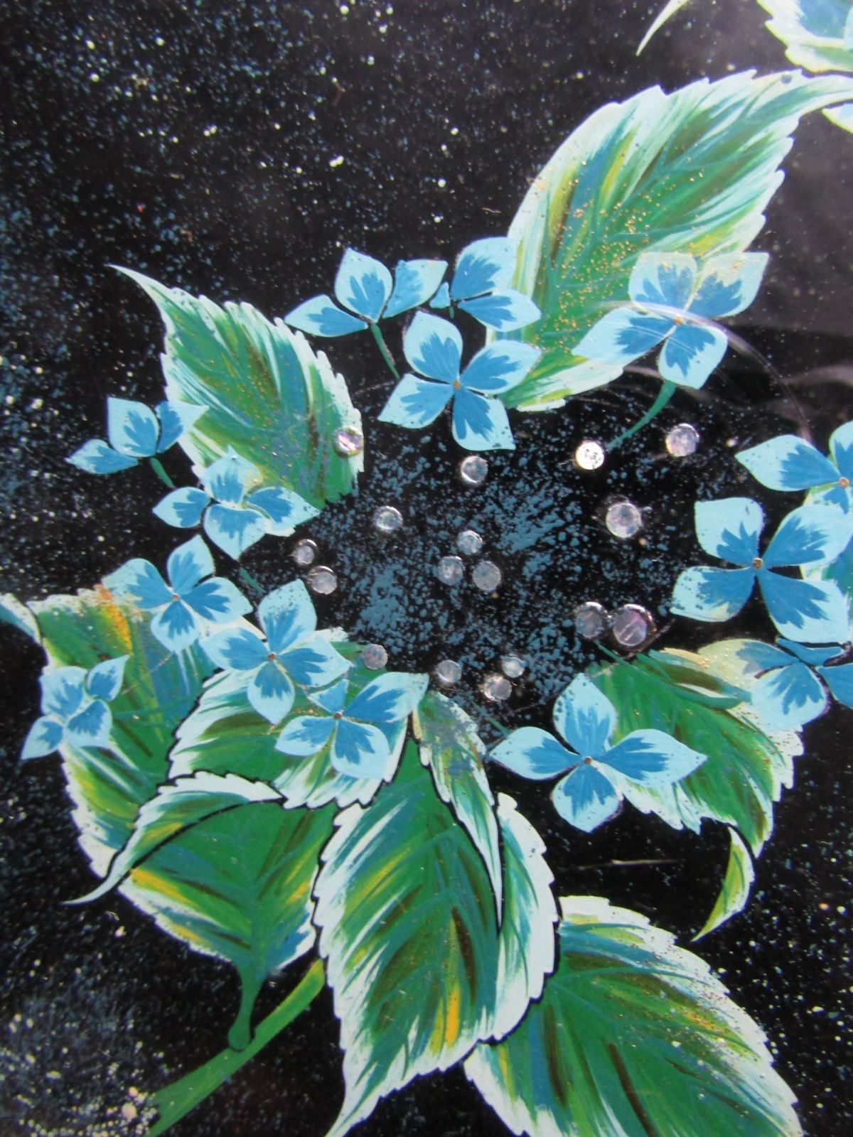 輪島塗 紫陽花蒔絵 漆芸額 正紅作 共箱 - メルカリ