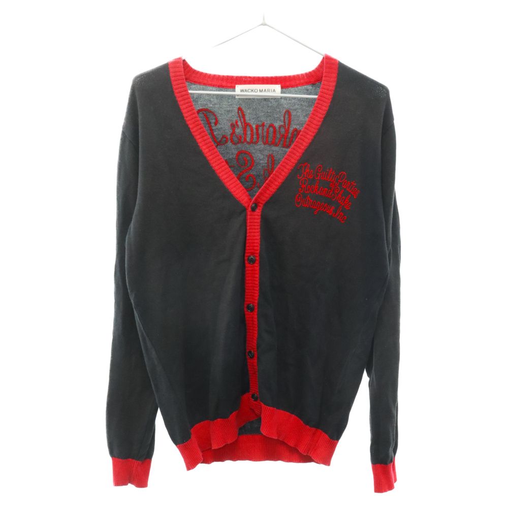 WACKO MARIA (ワコマリア) 10SS ロゴ刺繍ニットカーディガン 10SS-KNT 