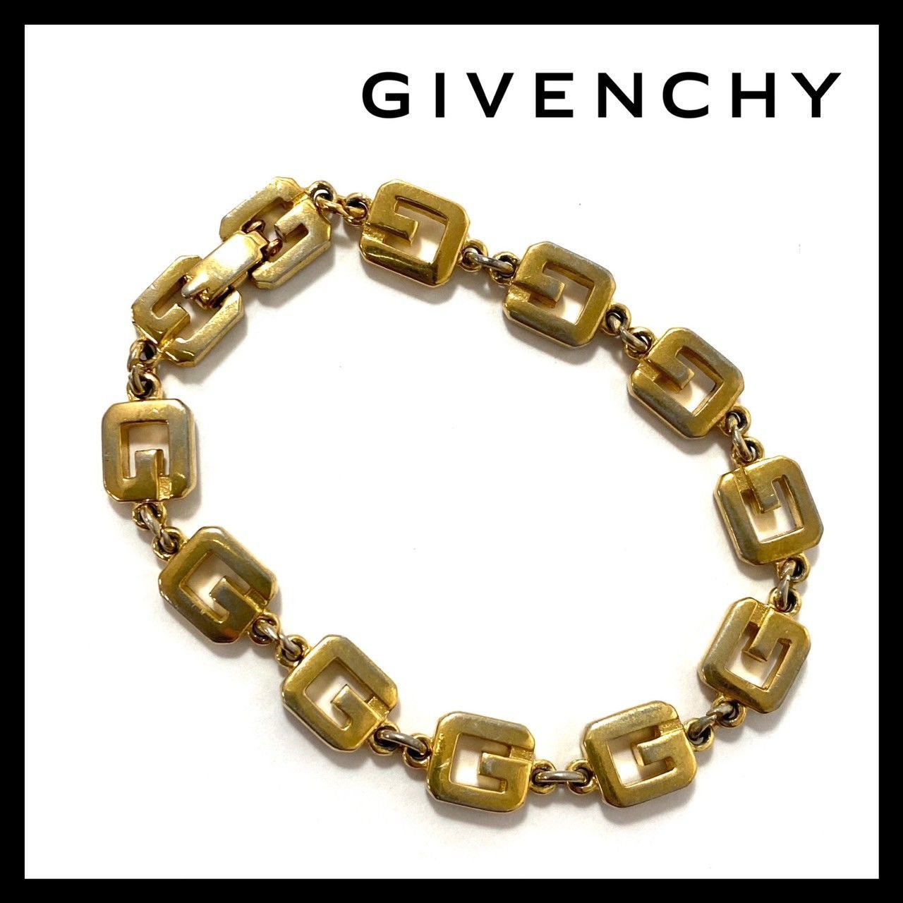 GIVENCHY】Gロゴ チェーン ブレスレット ゴールド/金 カラー