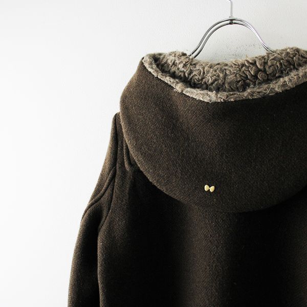 ミナペルホネン ダッフルコート コート 38 nordic moss ちょうちょ ミナペルホネン nordic moss ダッフルコート #khaki | Lin total