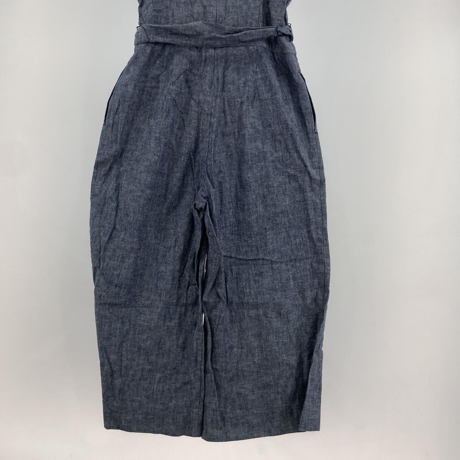 バナナリパブリック １６６００円　リネン混　サロペット オールインワン Banana Republic バナナリパブリック リネン混オールインワン