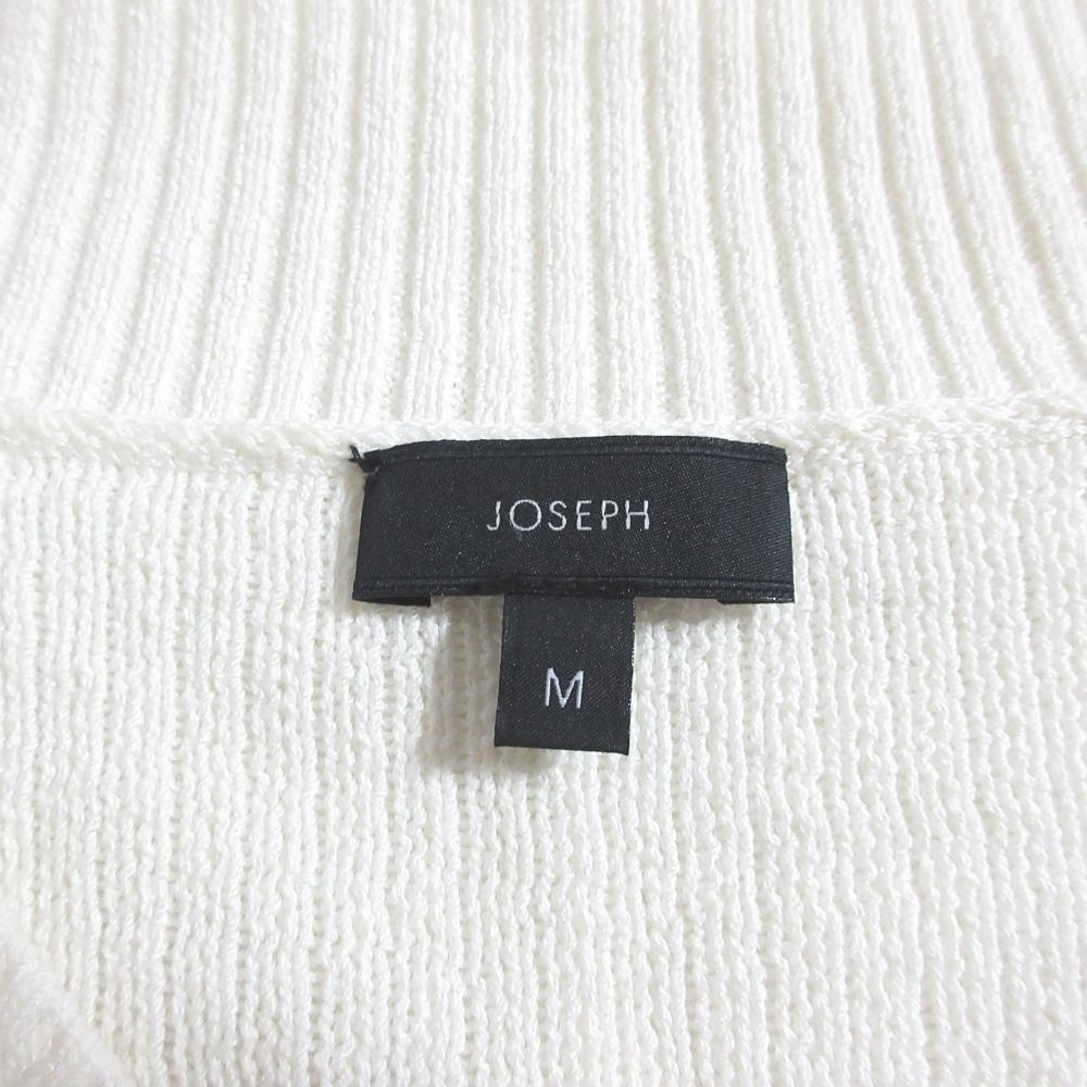 美品 24SS JOSEPH ジョセフ シルクコットン Vネックニット