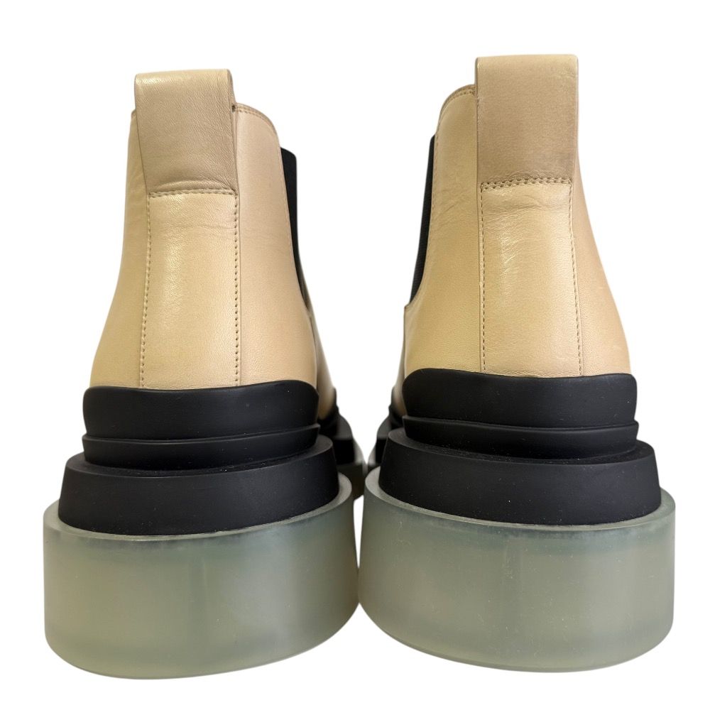 未使用 Bottega Veneta ボッテガヴェネタ レザー サイドゴア ショート