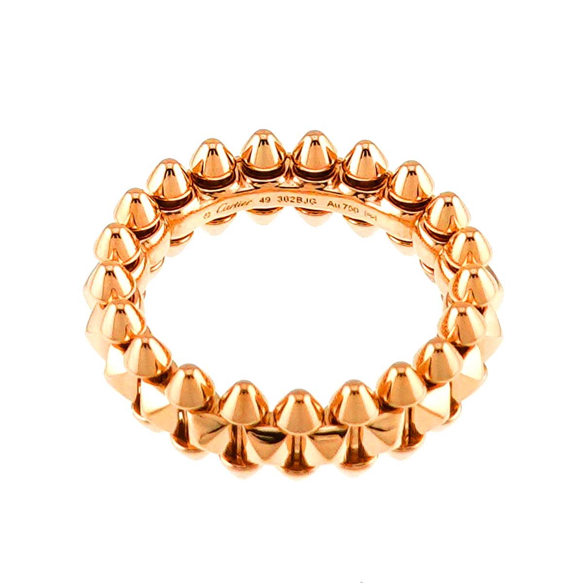 Cartier 18Kピンクゴールド リング 証明書付き