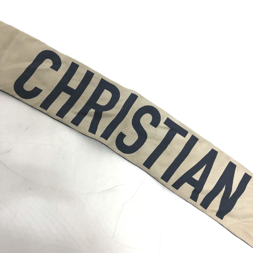 Dior J'ADIOR スカーフ Christian Dior J'ADIOR Logo Silk Twilly Scarf Burgundy Beige