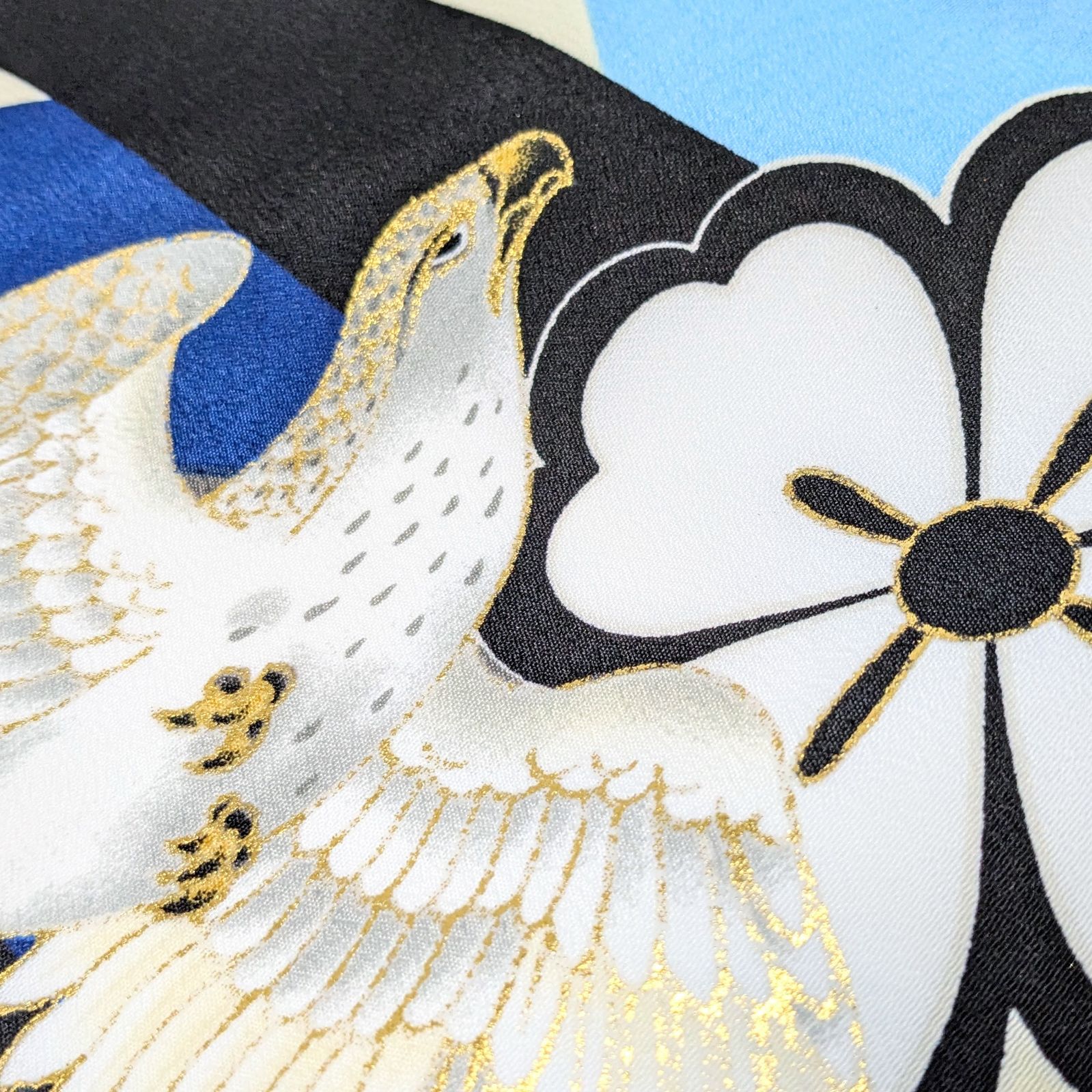 七五三 3歳 男児 ブランド 着物 被布コート セット 青 紺 鷹 古典 KM1