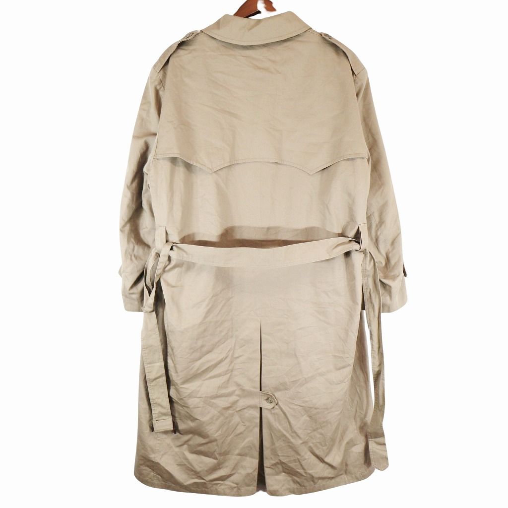 Chaps Ralph Lauren ベージュ トレンチコート 古着 90s CHAPS Ralph Lauren ダブルブレスト トレンチ ロング