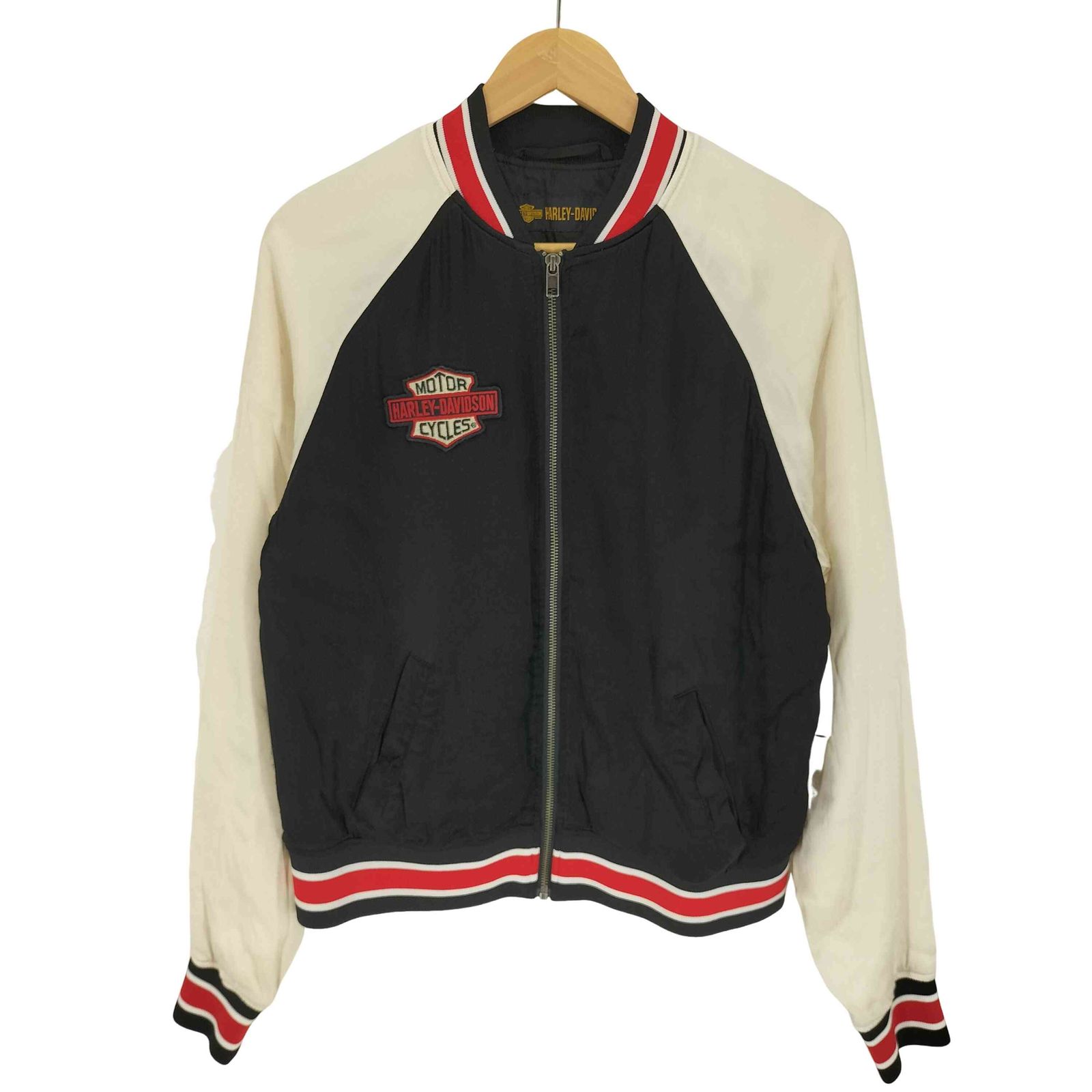 ハーレーダビッドソン HARLEY-DAVIDSON EMBROIDERED SATIN BOMBER