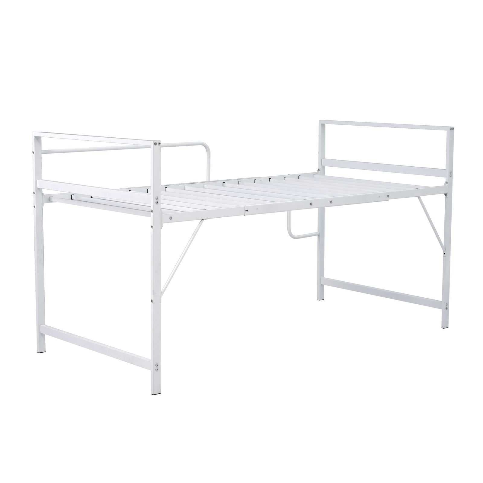 【高さ110cm】ロフトベッド パイプベッド シングル ロータイプ 北欧風 耐震 高さ110cm】ロフトベッド パイプベッド シングル システムベッド ロー